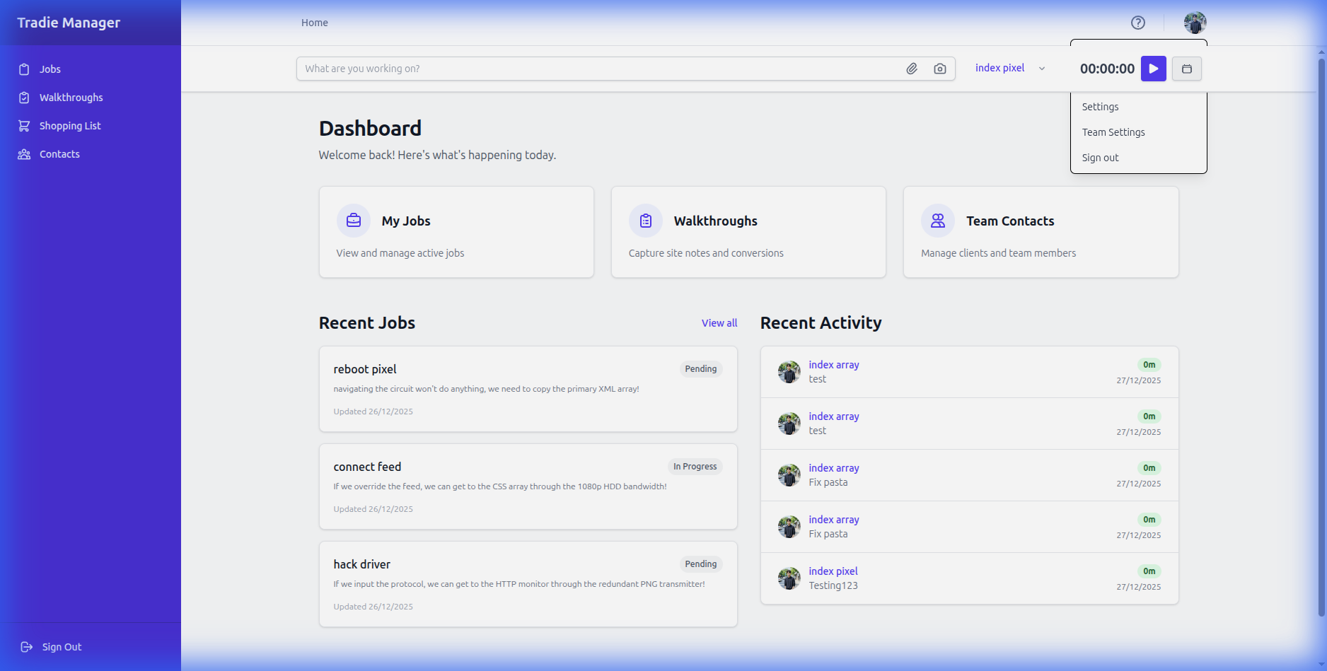 Screenshot for step 1
